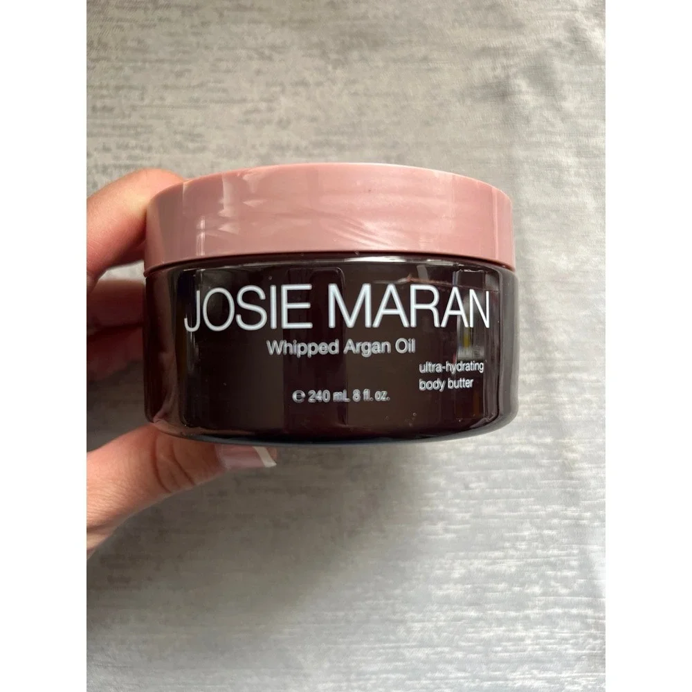 Josie Maran Whipped Argan Oil Body Butter, an ultra-hydrating body moisturizer.